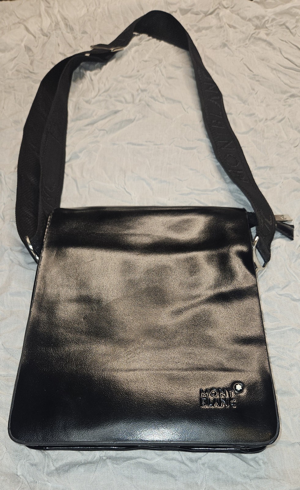 Montblanc Black Men's Bag Leather
