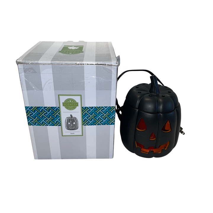Scentsy Jack Black Pumpkin Wax Warmer