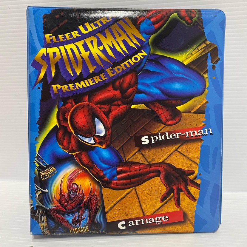 1995 Fleer Ultra Spider Man Premier Edition Album Binder (Vintage)