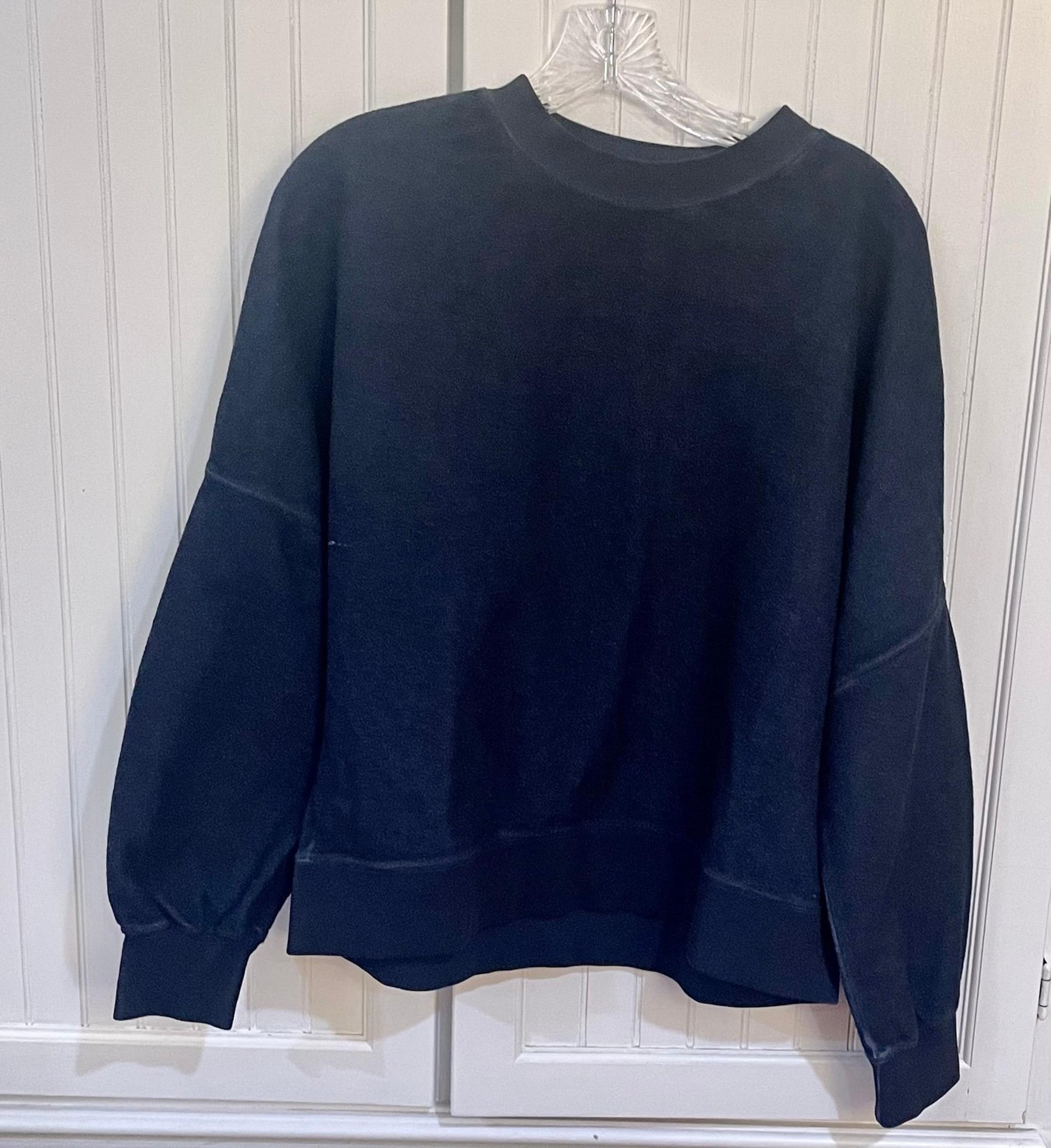 Women’s Oversized Reversed Jersey Sweatshirt - Size XS