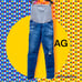AG ADRIANO GOLDSCMIED Secret Fit Belly Skinny Maternity Raw Hem Distressed Jeans