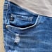 AG ADRIANO GOLDSCMIED Secret Fit Belly Skinny Maternity Raw Hem Distressed Jeans
