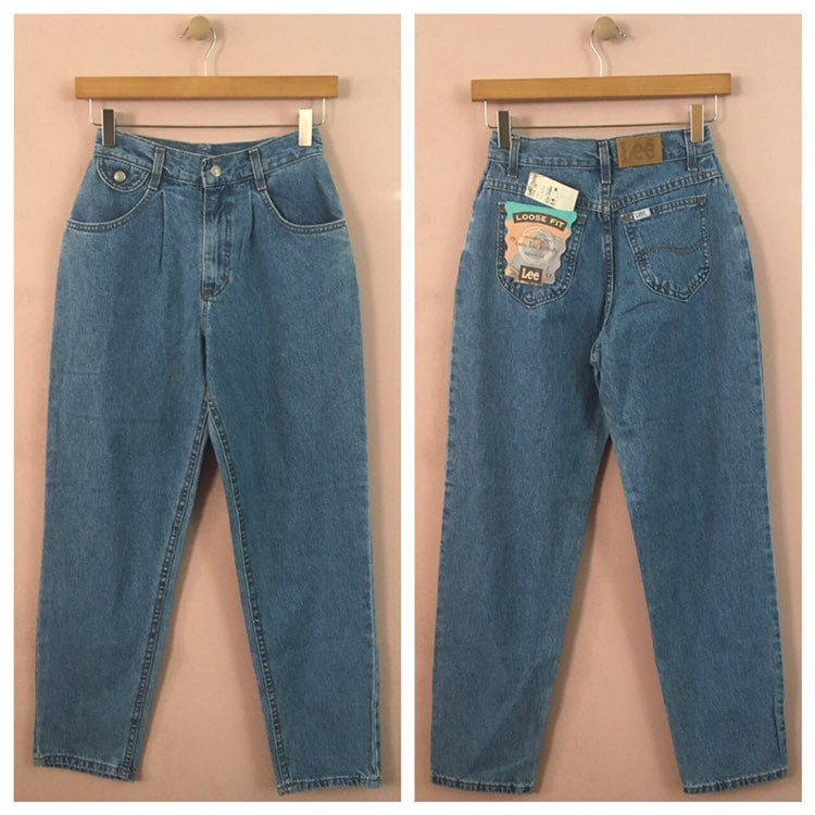 Vintage Lee Loose Fit Tapered Leg Mom Jeans