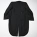 Vtg Bespoke USA Made 60s 44R 40x32 Black Wool Tails Evening Prom Tuxedo Tux