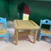 1993 flip table dollhouse fisher price dream dollhouse chairs