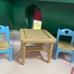 1993 flip table dollhouse fisher price dream dollhouse chairs