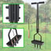 Lawn Aerator - Aerator Lawn Tool, Lawn Aerator Coring Tool with Soil Core Storag
