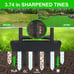 Lawn Aerator - Aerator Lawn Tool, Lawn Aerator Coring Tool with Soil Core Storag