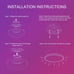 Smart LED Ceiling Light 30W RGB+CCT w/ Remote WiFi-BlTth compatible *NEW*