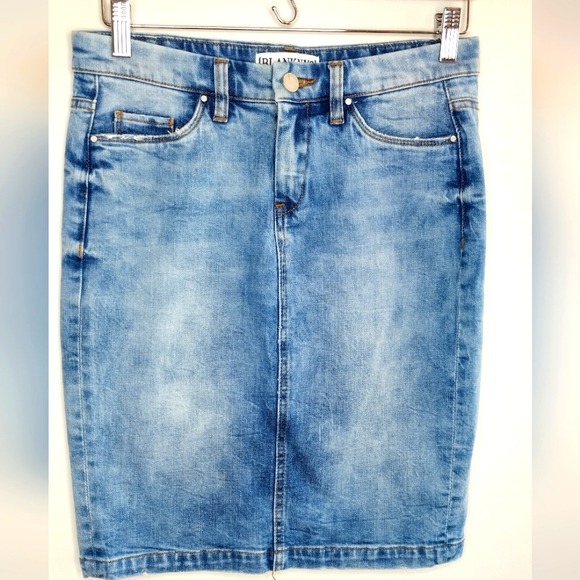 Blank NYC Denim Acid Wash Pencil Skirt 27
