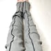 Knit Leg Warmers Green Gray Footless Over the Knee Socks Thigh Highs Cotton NEW