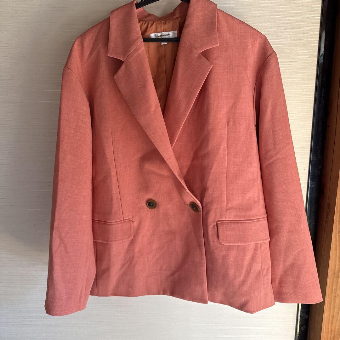 [MOUSSY] Coral Pink Tailored Jacket