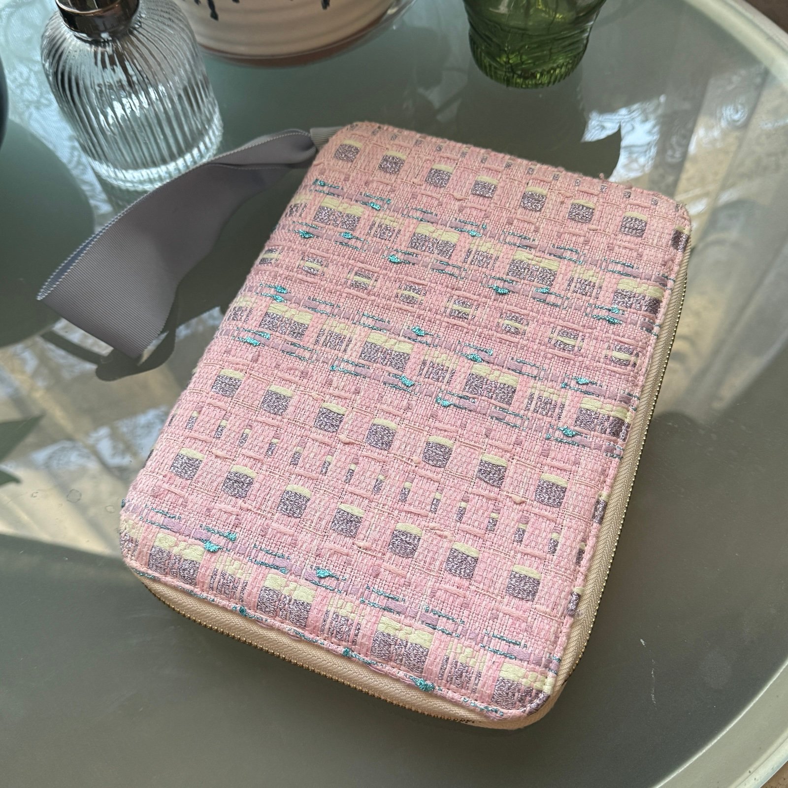 Hobonichi Malhia Kent Peche Tweed A5 Pink Cover