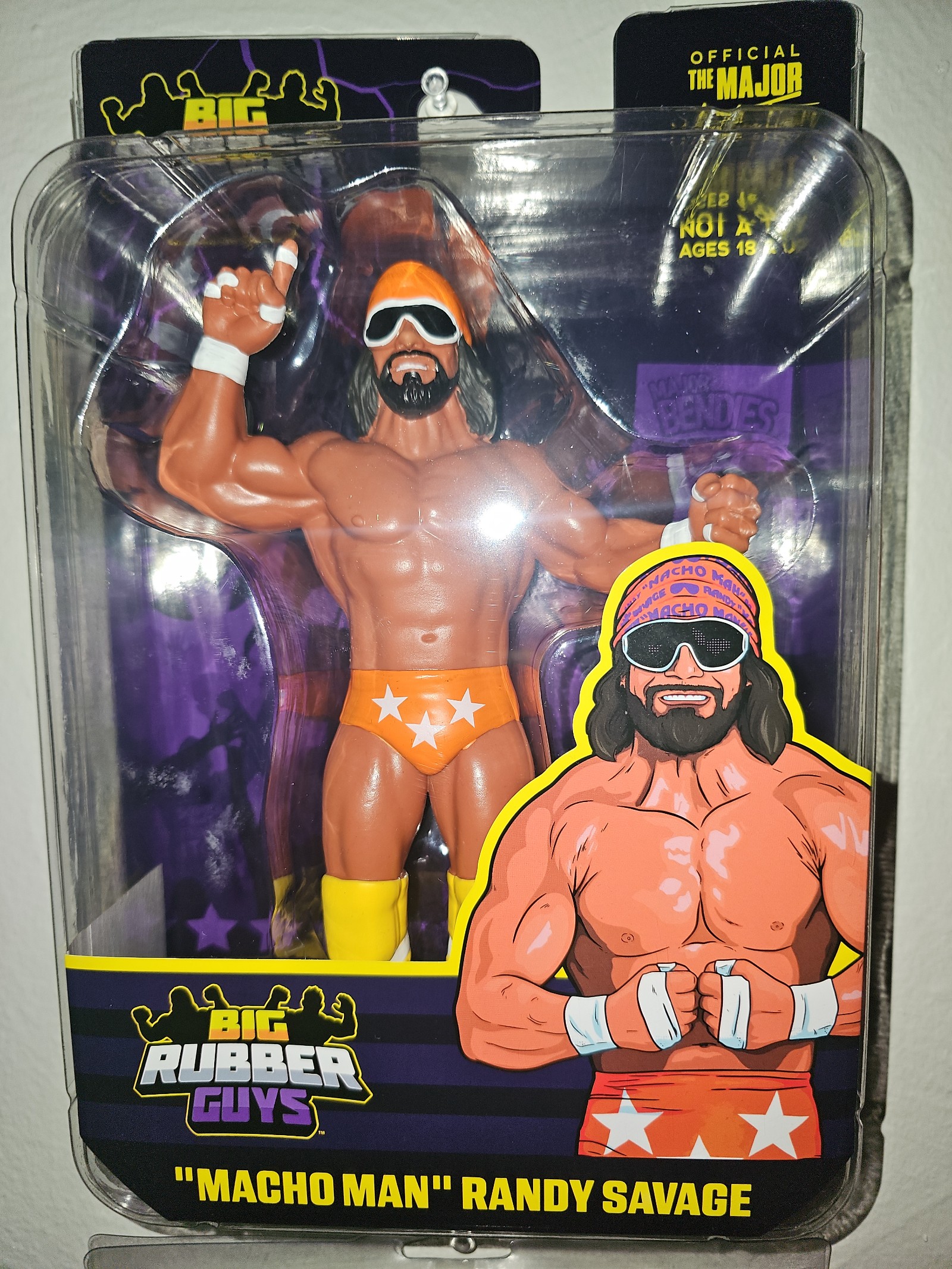 Big Rubber Guys Macho Man Randy Savage Action Figure