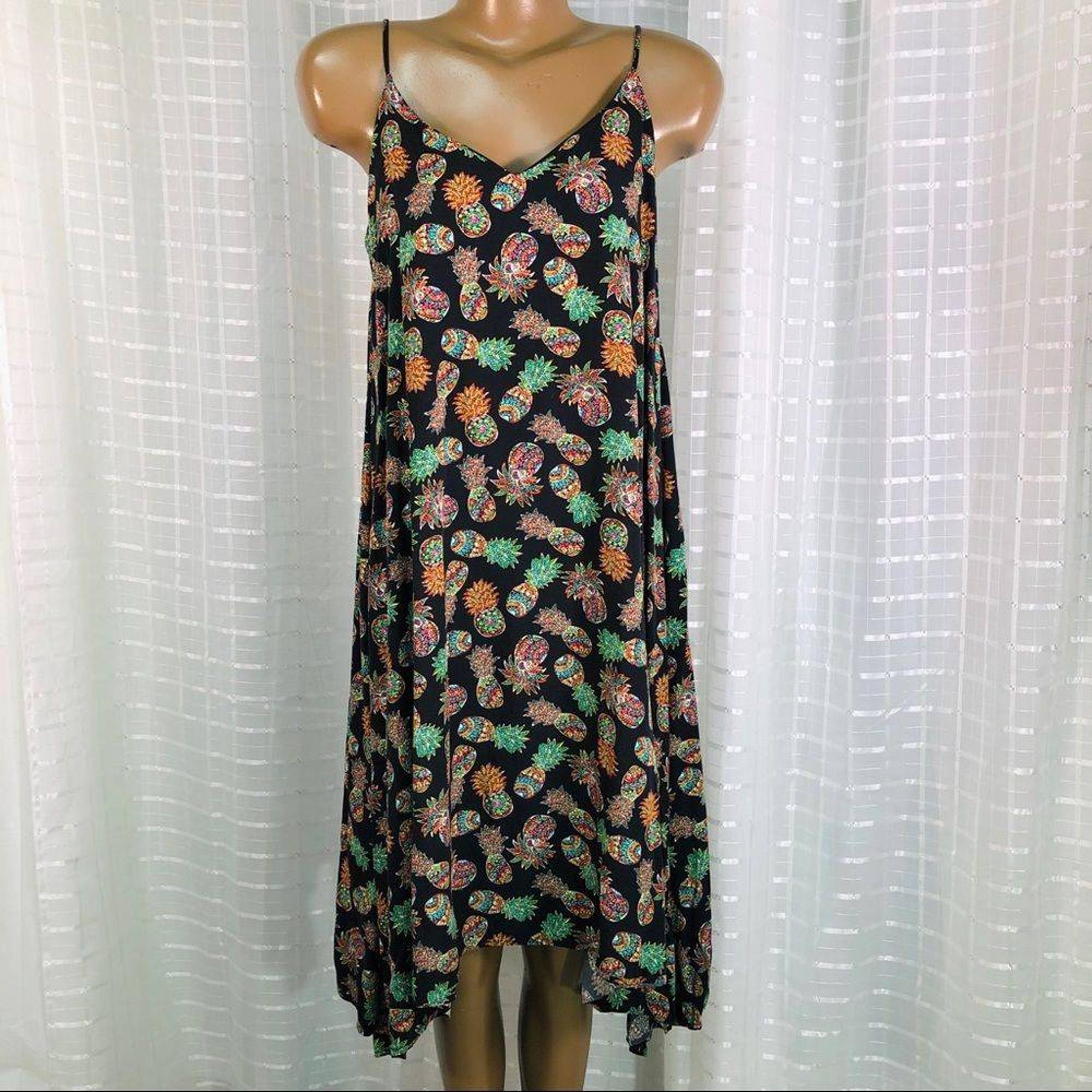 Cynthia Rowley Pineapple Sun Dress S