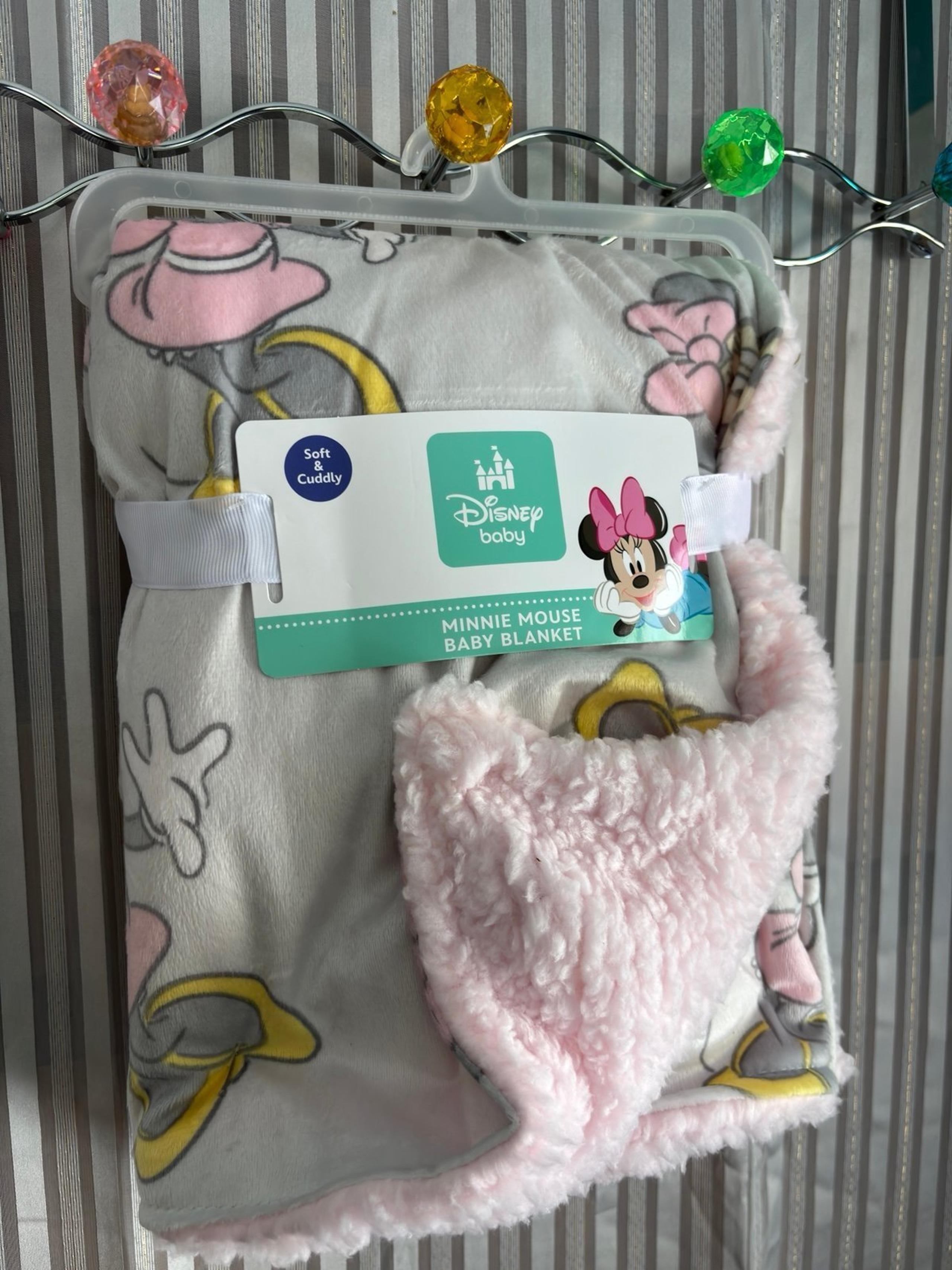 Disney Minnie Mouse baby blanket NWT