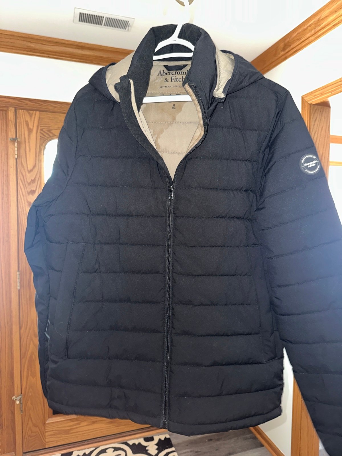 Men’s Abercrombie & Fitch Black Winter Coat.