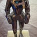 Vintage Knight on onyx stone pedestal lighter Super unique!