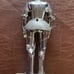 Vintage Knight on onyx stone pedestal lighter Super unique!