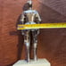 Vintage Knight on onyx stone pedestal lighter Super unique!
