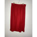Talbots Linen Drop Pleated Skirt Sz 16 Red Midi Made USA Italian Fabric New