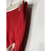 Talbots Linen Drop Pleated Skirt Sz 16 Red Midi Made USA Italian Fabric New
