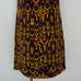M Missoni Silk Shift Mini Dress Geometric Print Brown/Gold | IT 42 (US 6)