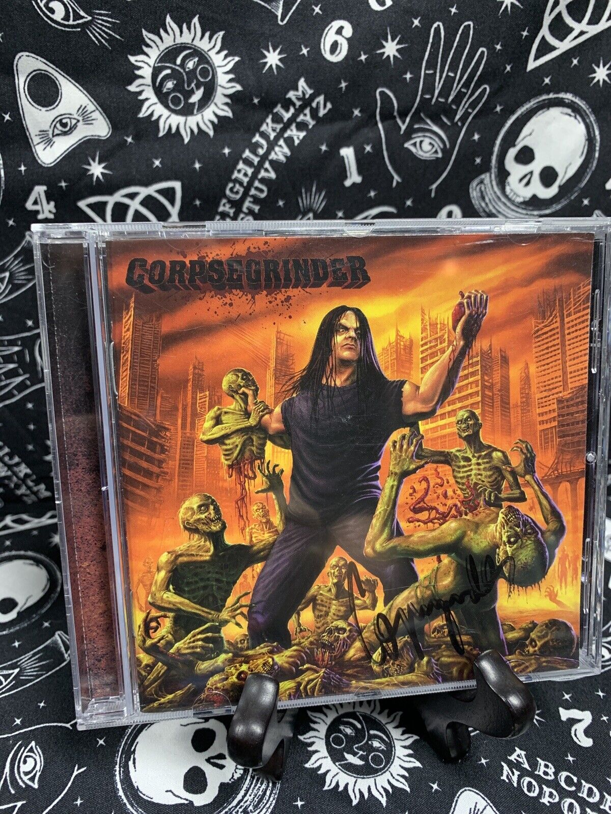 Corpsegrinder Signed CD Autographed By George Fisher