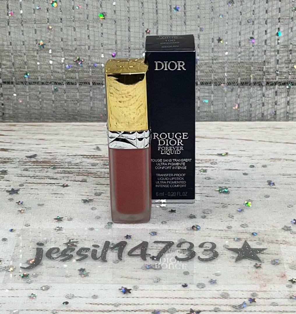 *NIB* Dior Rouge Dior Forever Liquid Sequin Limited Edition, 100 Dreams