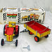Kovap Czech Tin Tractor and Trailer Wind up toy Vintage 90's by Kovap
