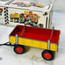 Kovap Czech Tin Tractor and Trailer Wind up toy Vintage 90's by Kovap