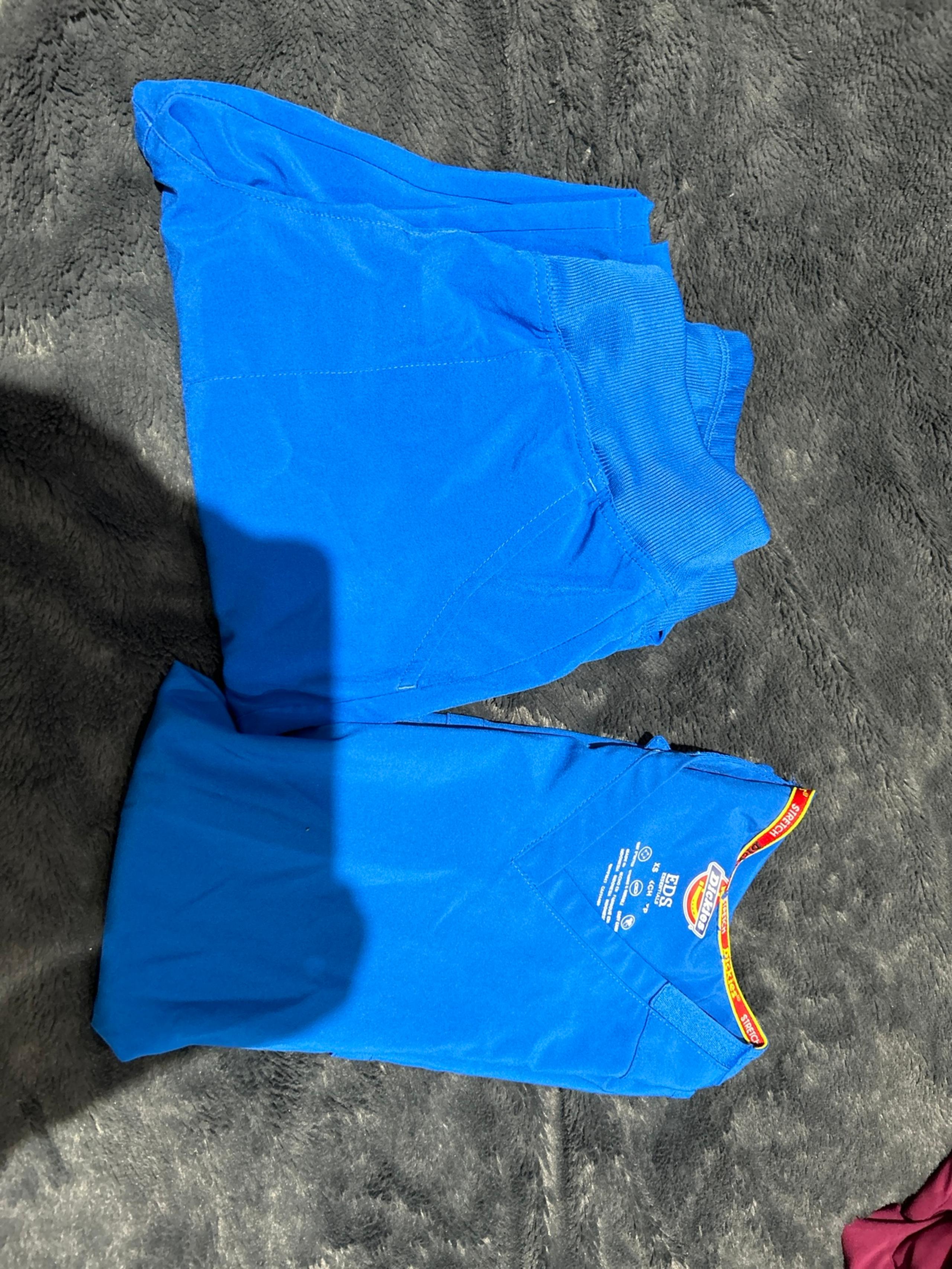 Dickies scrub set, royal blue, extra small