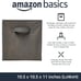 Collapsible Fabric Storage Cubes Organizer with Handles, 10.5 x10.5 x11