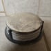 Set Of 6 Silver Plated Coasters Floral Design Holder Vintage Patina