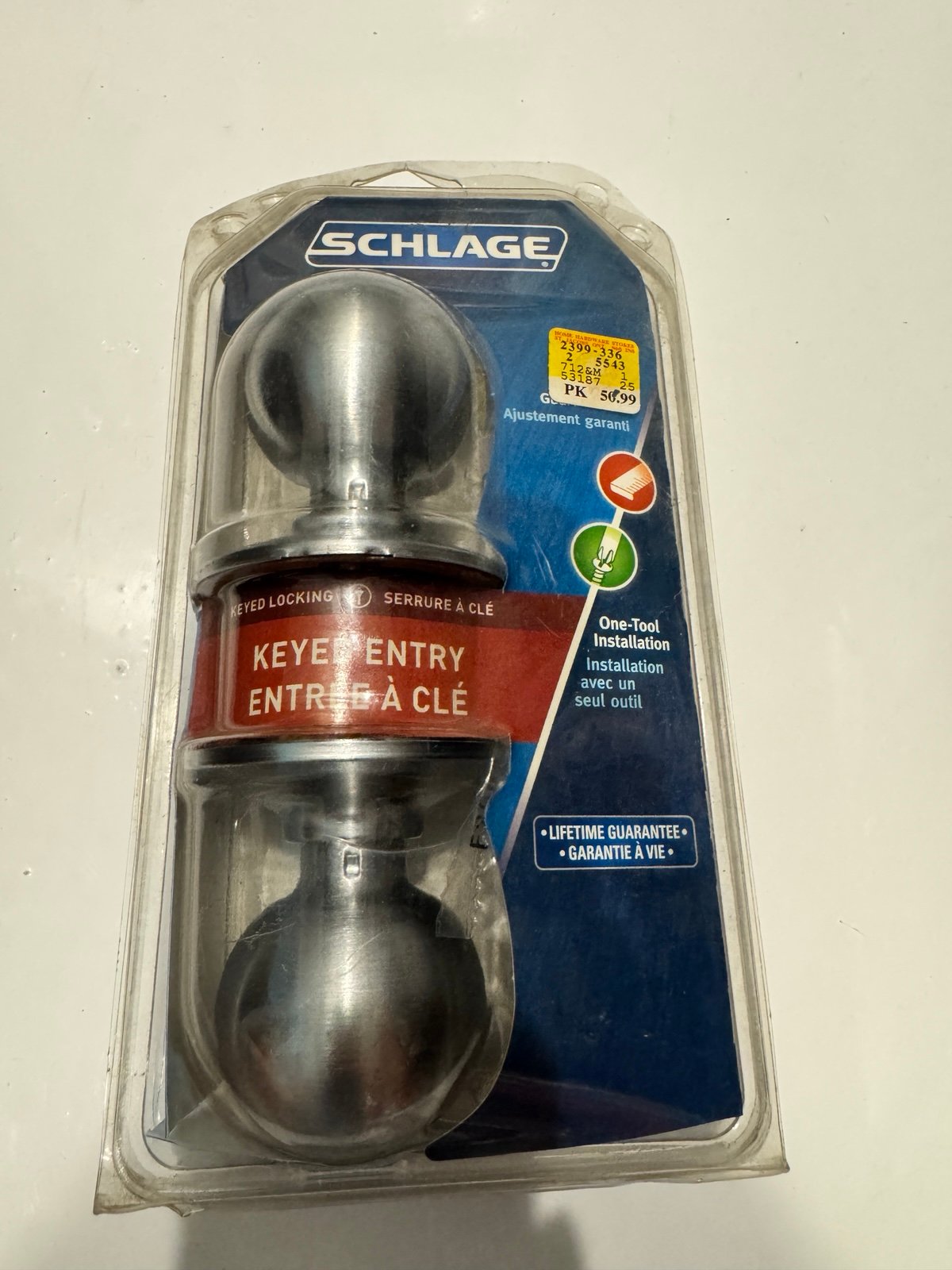 Schlage door knobs