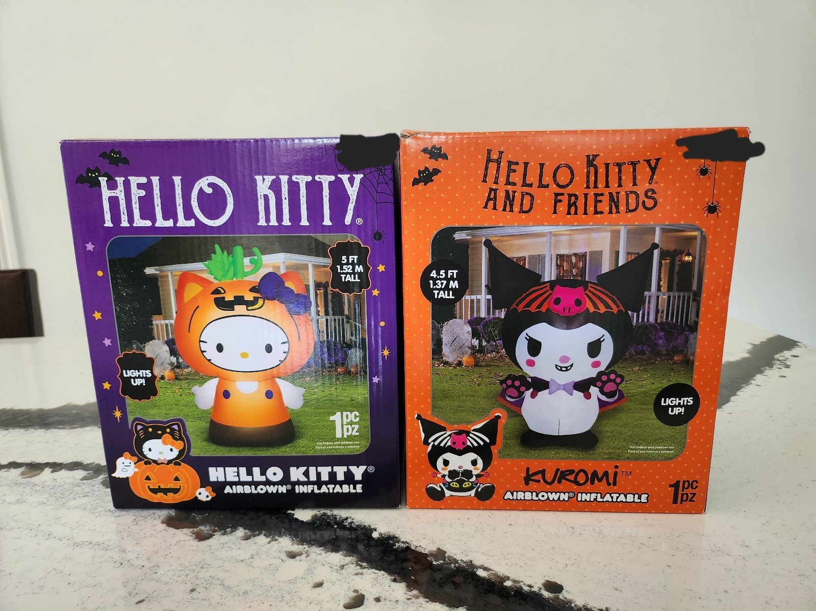 Gemmy Halloween Sanrio Hello Kitty Kuromi Trick Or Treat Airblown Inflatable