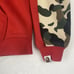 A Bathing Ape Shark Hoodie Sweatshirt Adult Medium Red Camo Full Zip Pockets