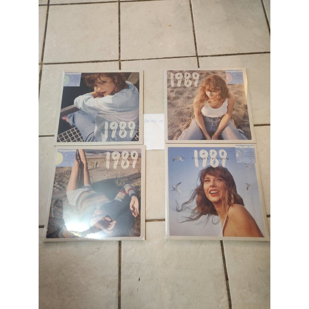 Taylor Swift 1989 (Taylor's Version) Complete Vinyl Set Blue, Green, Yellow Pink