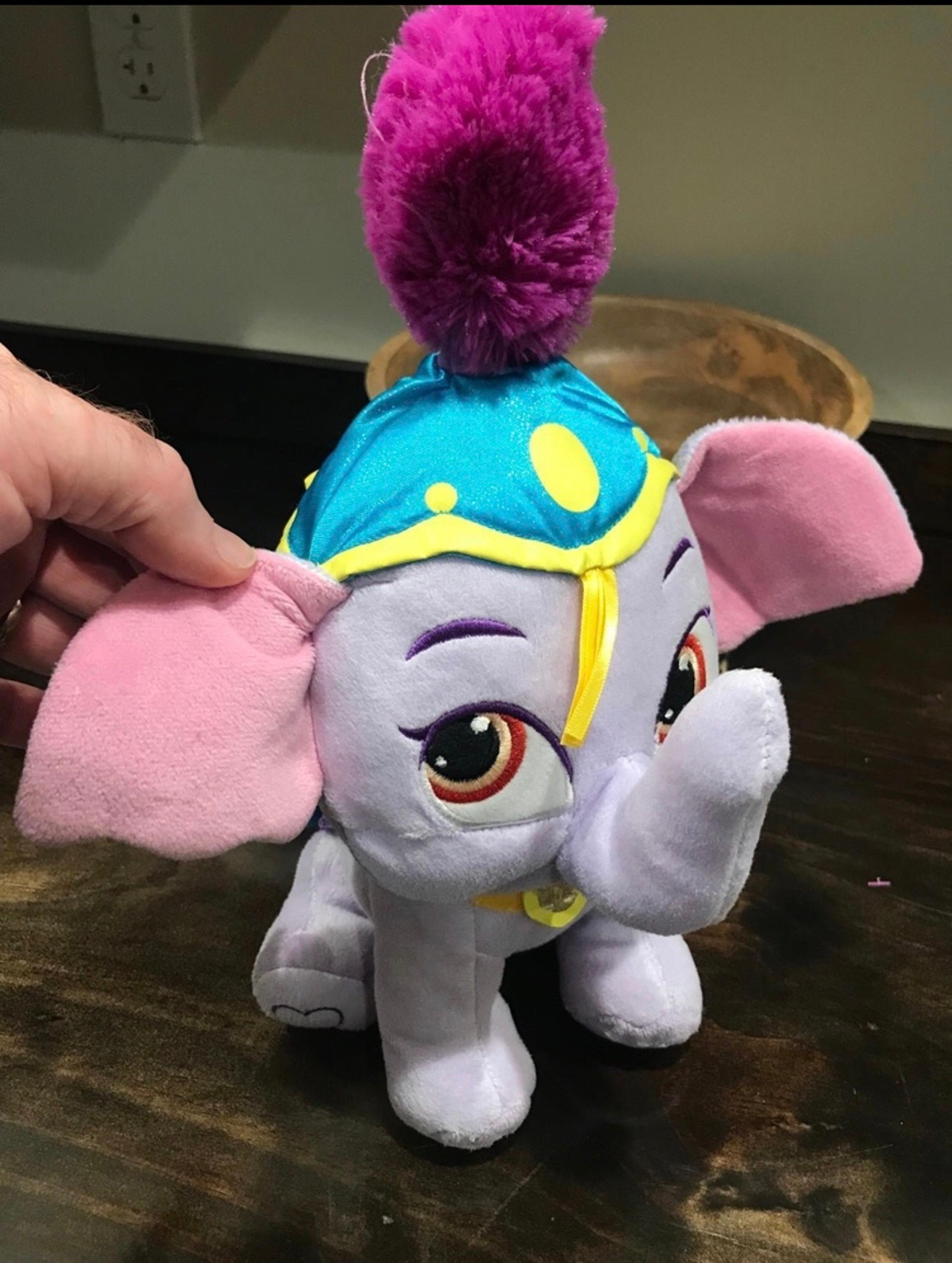 Palace Pets Taj Purple Plush Elephant Stuffed Animal Disney Store Exclusive