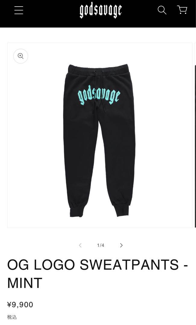 godsavage OG LOGO SHORTS - BLACK（OG LOGO SHORTS - BLACK）