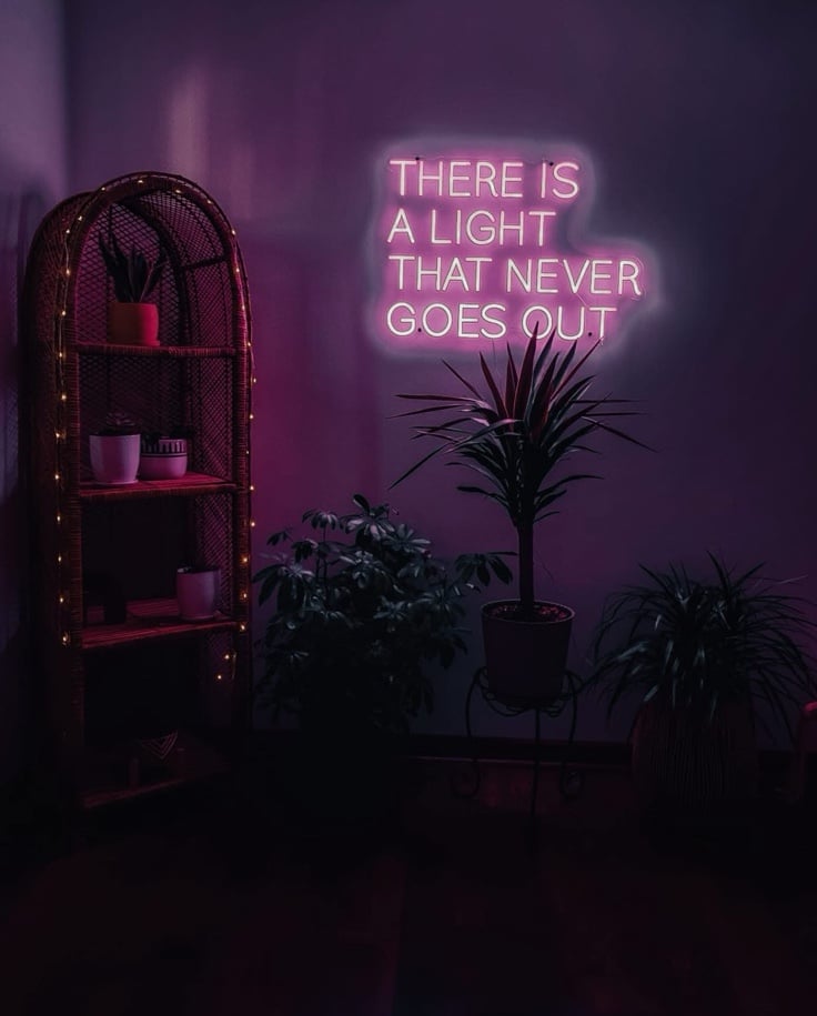 LED “neon” sign- The Smiths lyric