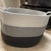 Large Cotton Rope Storage Basket: Humbson Baby Woven hamper -21.7 x 21.7 x 13.8