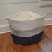 Large Cotton Rope Storage Basket: Humbson Baby Woven hamper -21.7 x 21.7 x 13.8