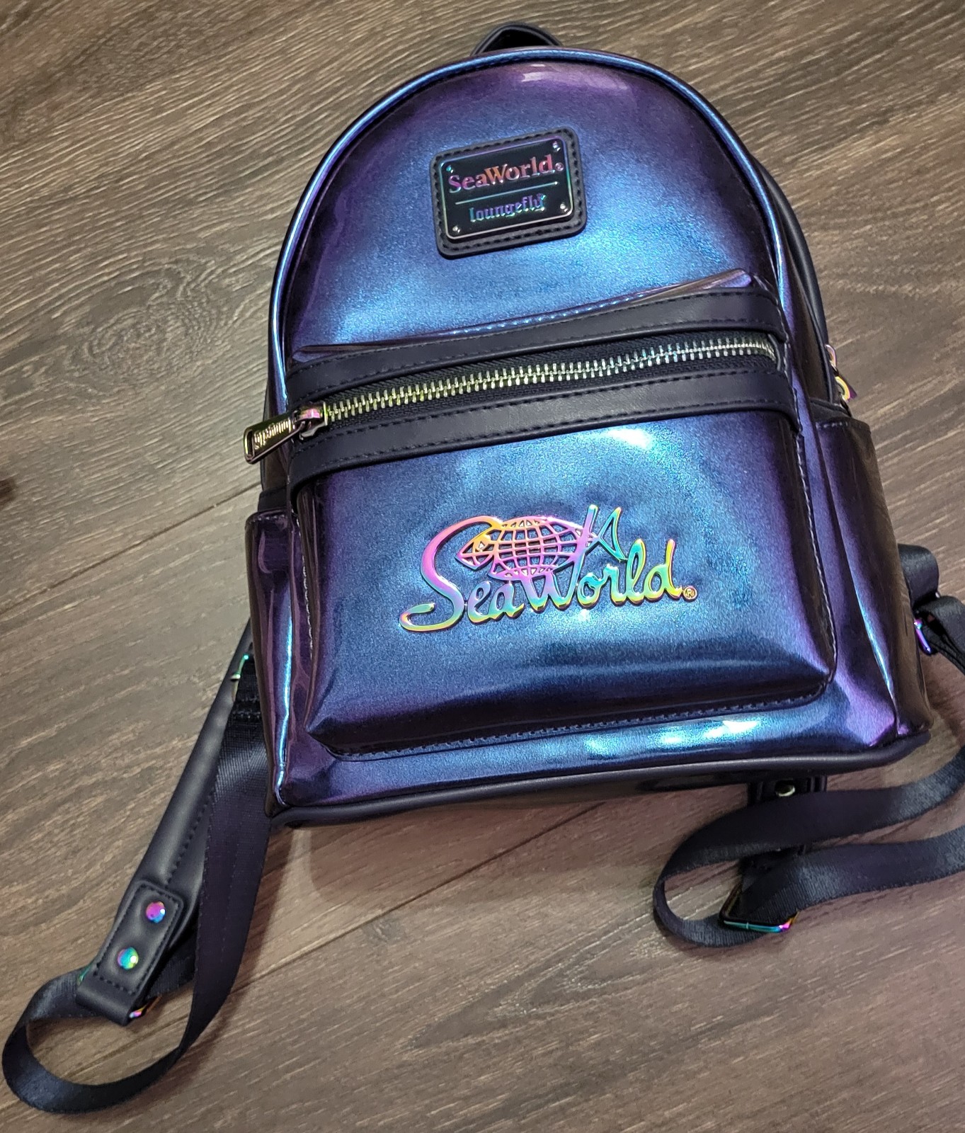 Seaworld 60th anniversary loungefly mini backpack