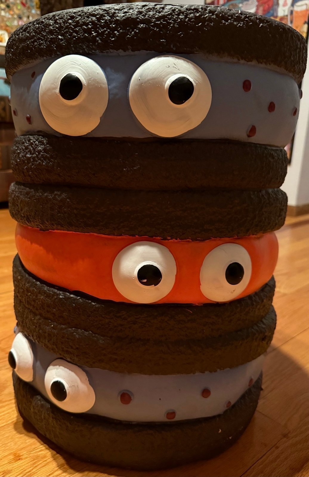 Monster Cookie Sandwich Tik Tok Viral Food Stool/End Table