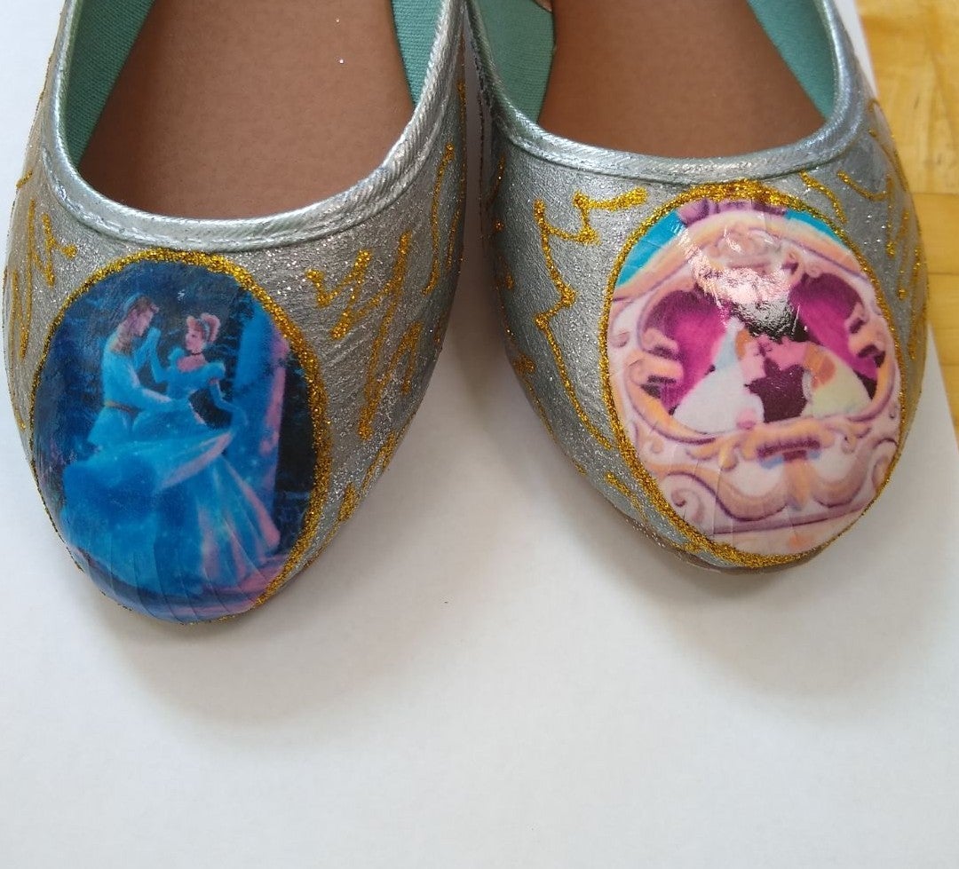 Disney Cinderella Happy After Ever wedding Flats