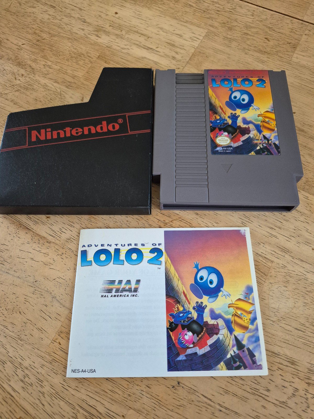 Adventures of LOLO 2 w/manual for NES