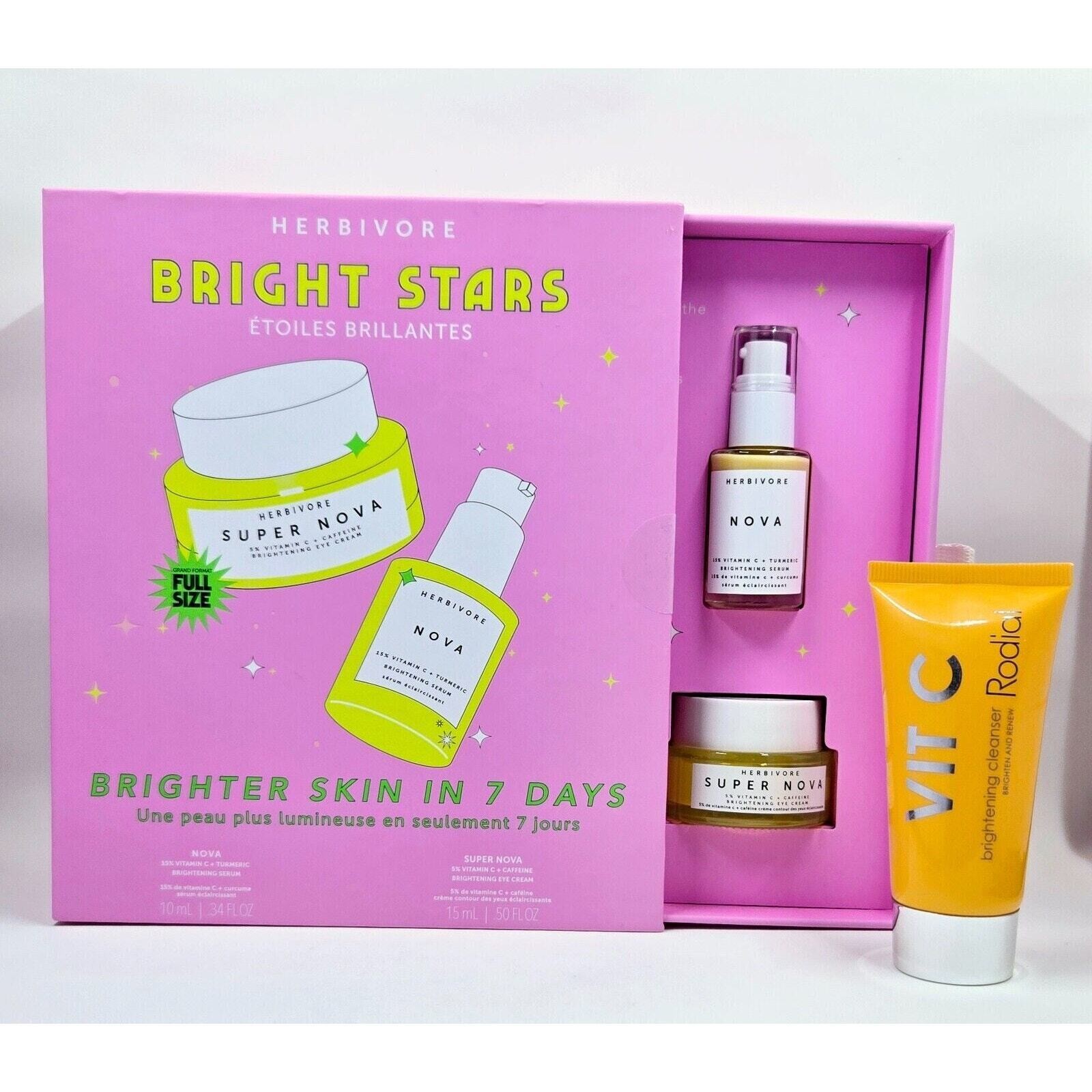 Herbivore Bright Stars Limited Edition Set- Nova/Super Nova+ Rodial Cleanser