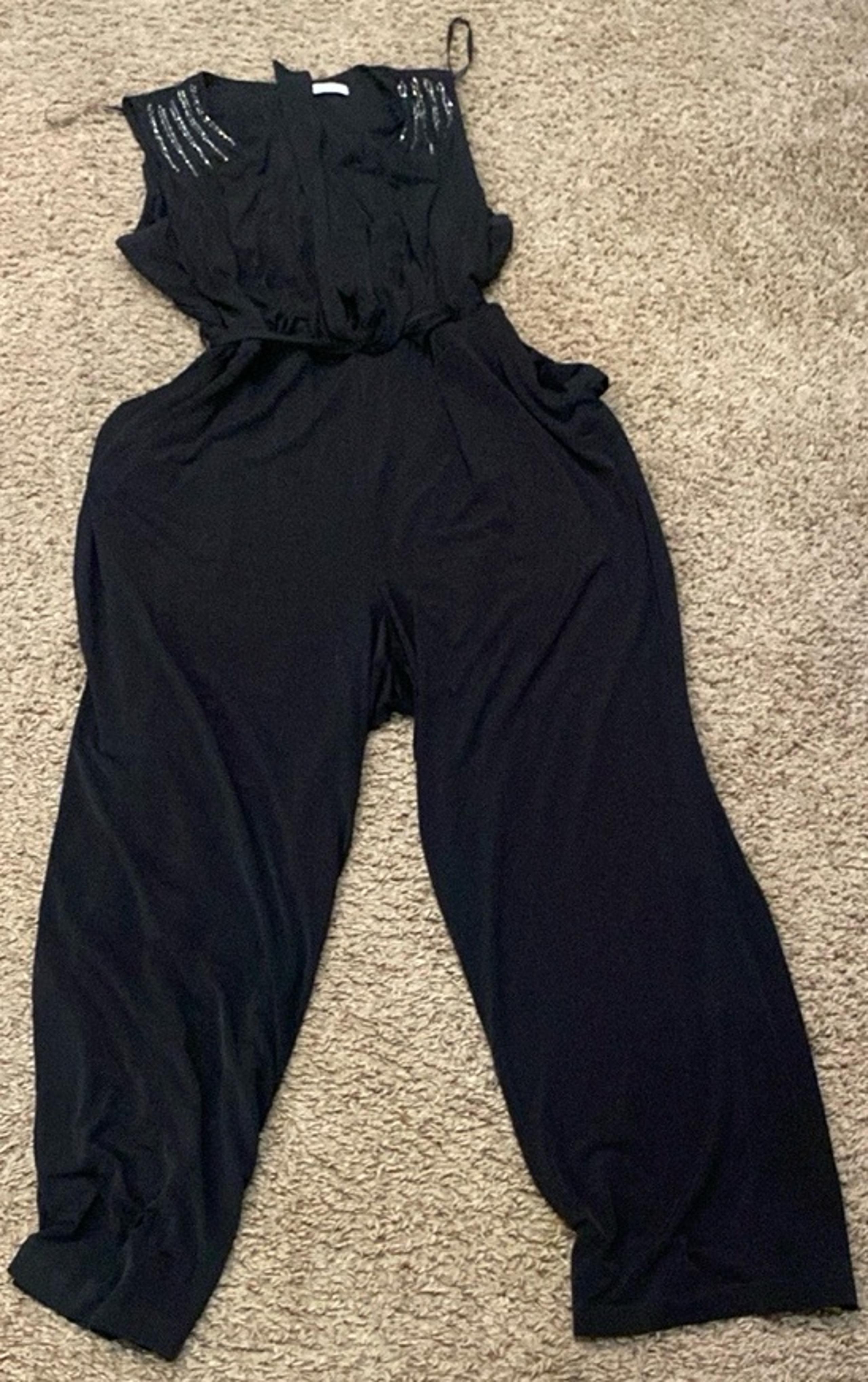 Calvin Klein Black Detail Jumpsuit