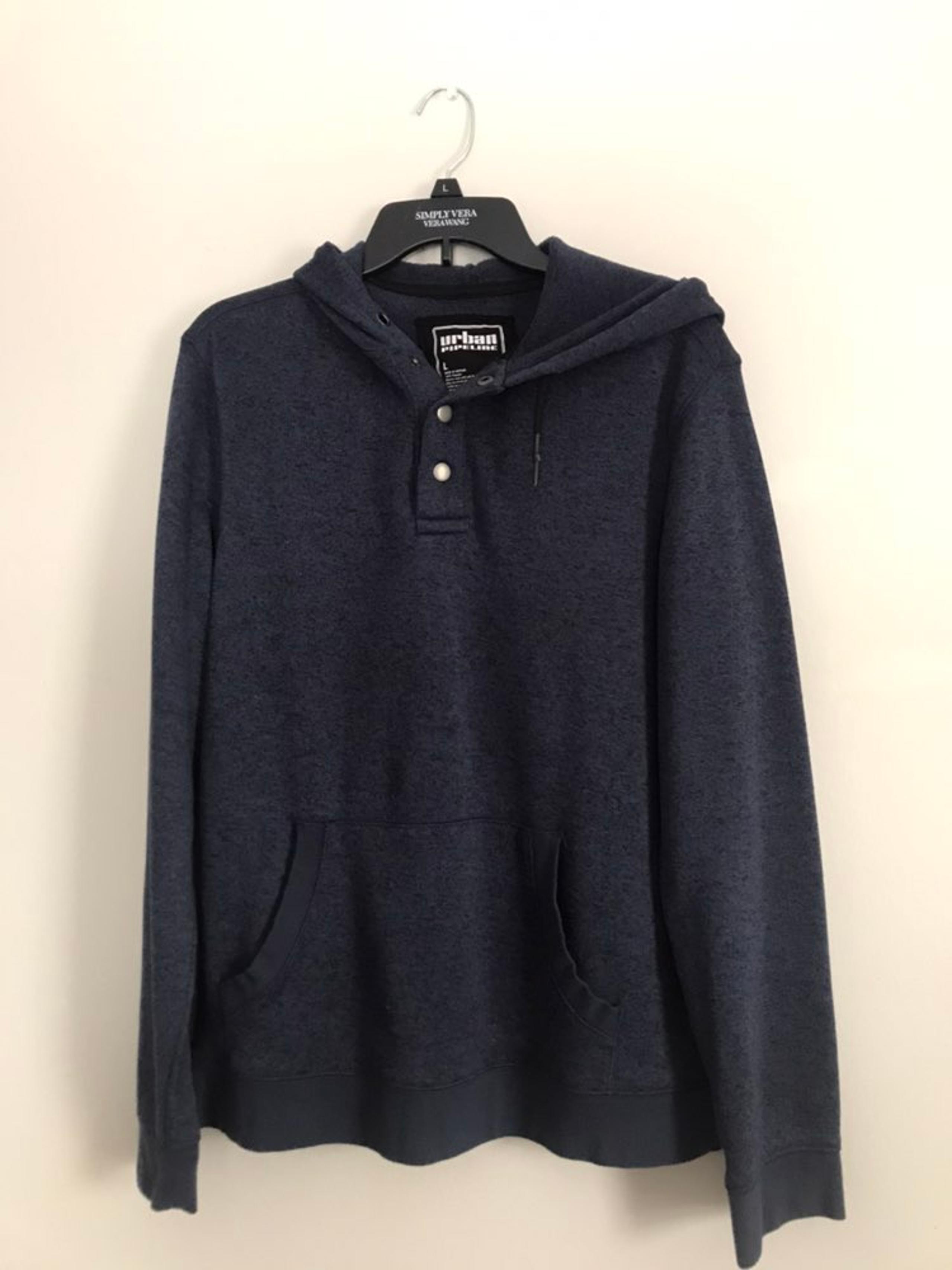 Men's Quarter Button Up Hoodie